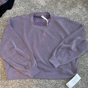 Lululemon perfectly oversize crop crew